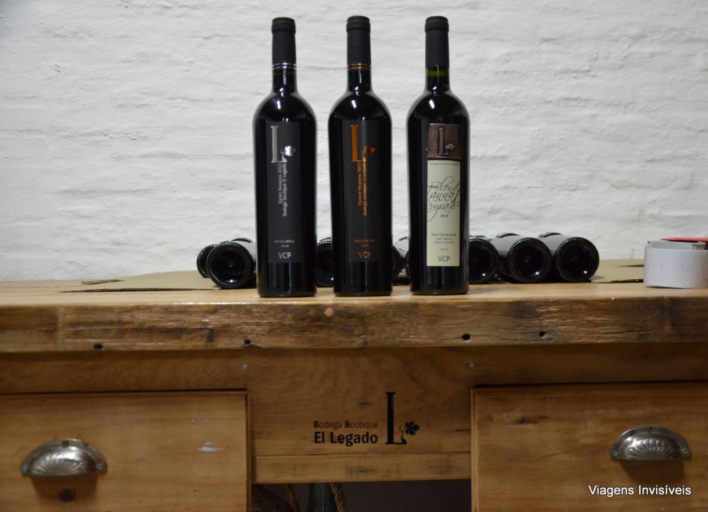 Vinhos, vinícola El Legado, Carmelo, Uruguai