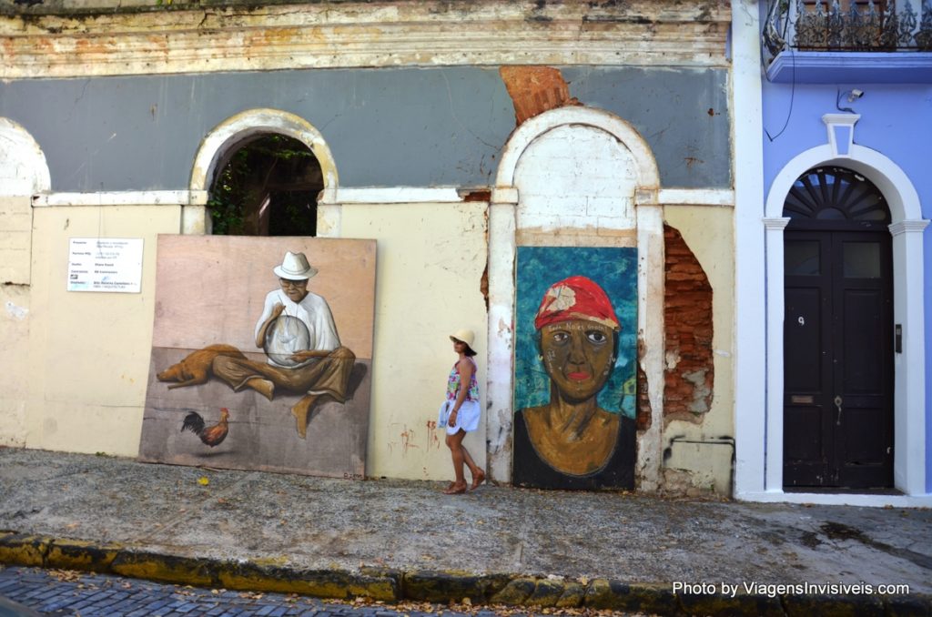 Arte de rua em San Juan, Porto Rico