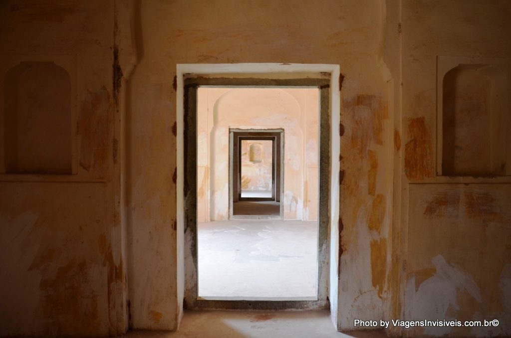 Salas vazias, Amber Fort, Jaipur, Índia