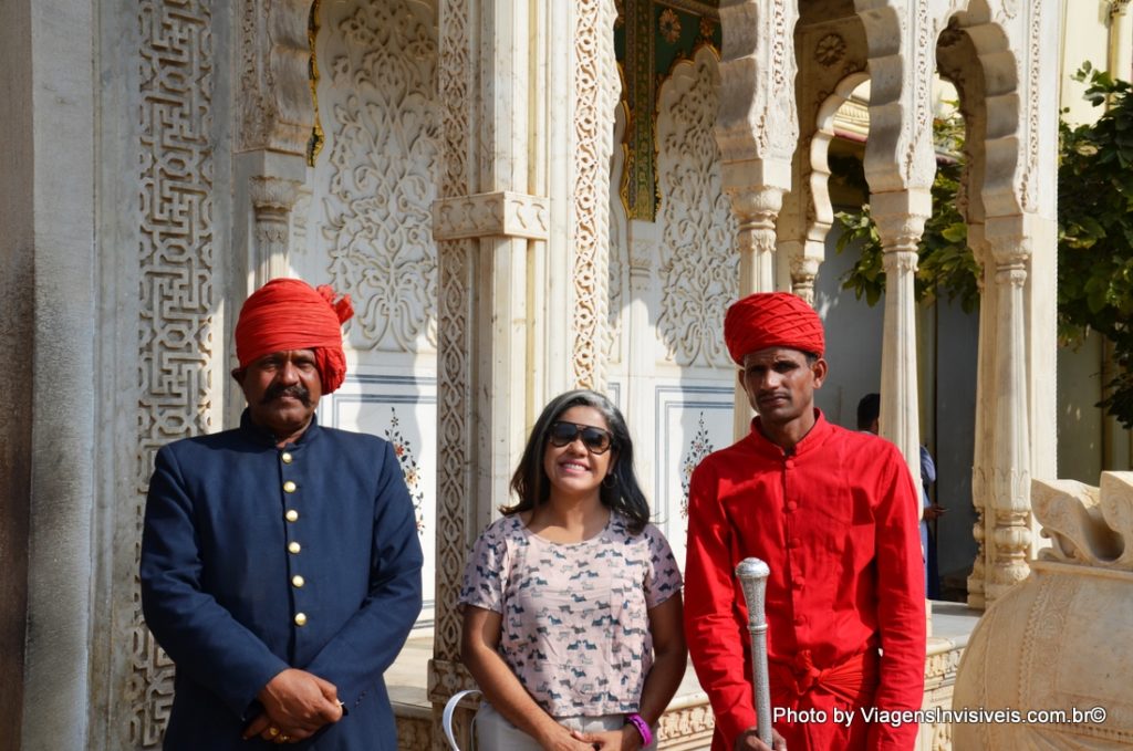 Guardas do City Palace, Jaipur, Índia