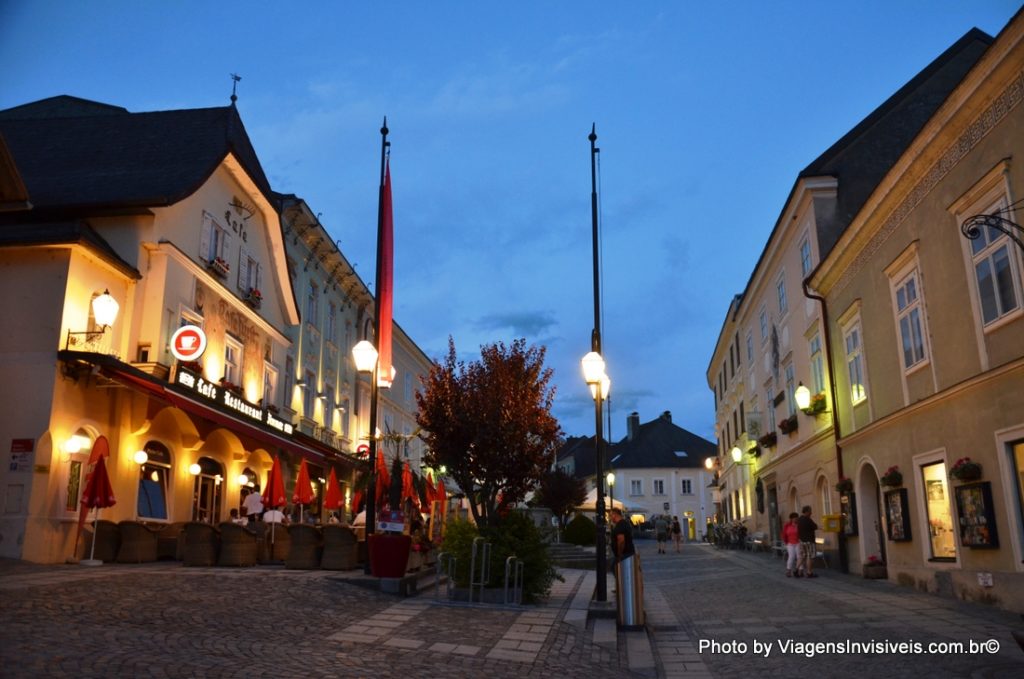 Cidade à noite, Melk, Áustria