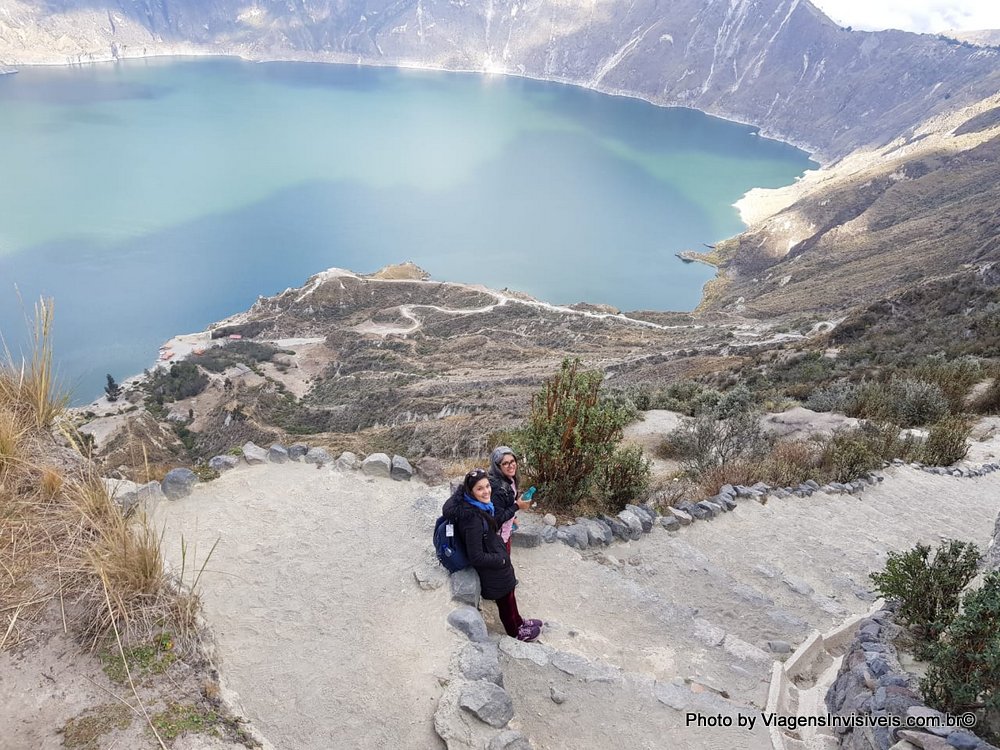 Pareço bonitinha, mas tô passando mal no Quilotoa, Equador