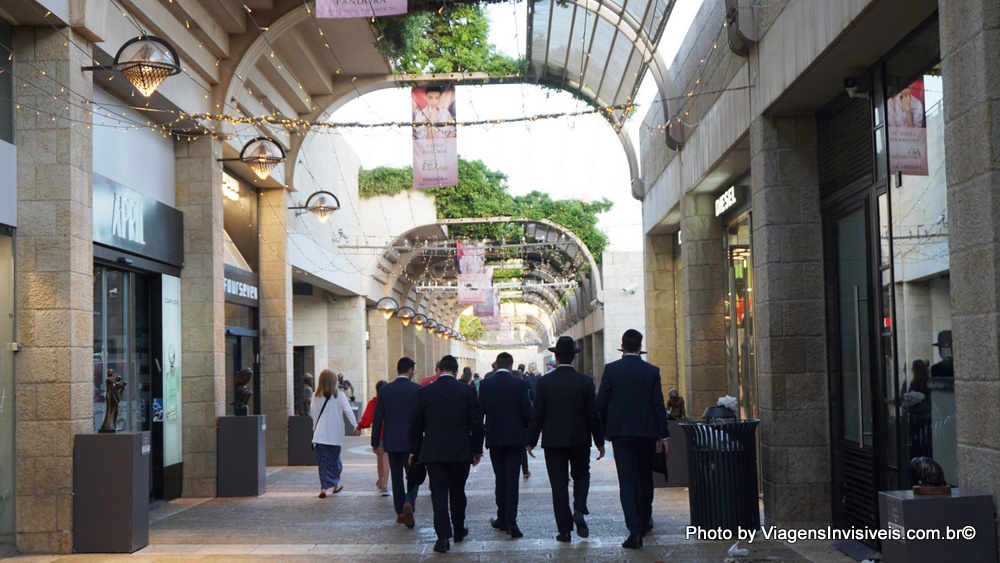 Mamila, shopping chique de Jerusalém, mas com algumas barbadas