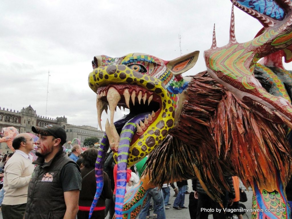 Dia dos zumbis na Cidade do México